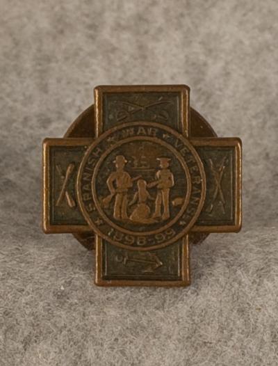 Spanish American War Veteran Button