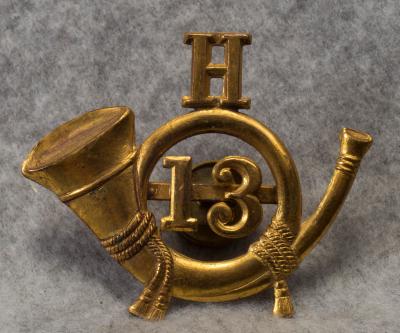 Cap Insignia 13th Regiment Co H Musician