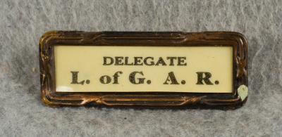 Ladies L of GAR Delegate Ribbon Hanger Bar