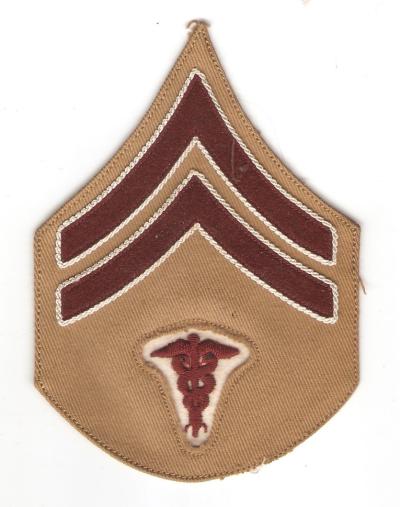 Medical 1902 Hospital Corps NCO Rank Insignia OD