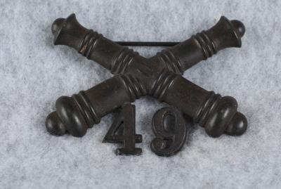 US 49th Artillery Collar Insignia Pin