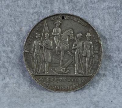 GAR National Encampment Medal St Louis 1887