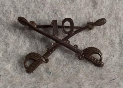 WWI era 10th Cavalry Officer Pin Insignia 