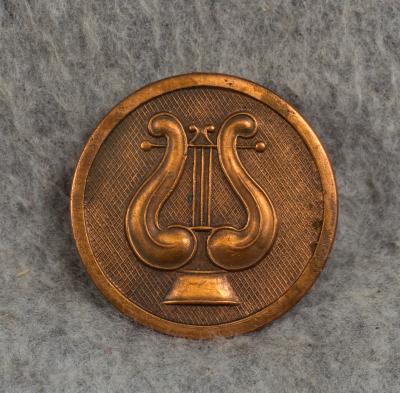 WWI Collar Disc Musician Insignia