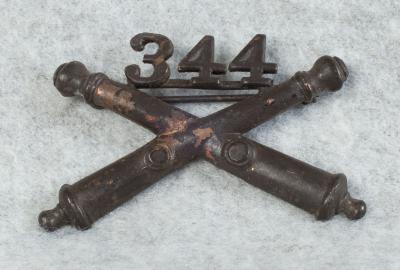 WWI 344th Artillery Regiment Officer Insignia