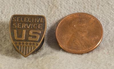 WWI era Selective Service Draft Board Lapel Button