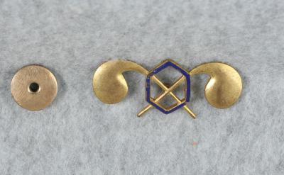 WWI era Chemical Corps Collar Insignia