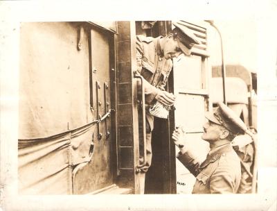 WWI Press Photo British Troops