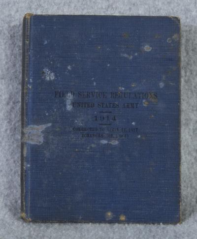 WWI Army Field Service Regulations Handbook 1914