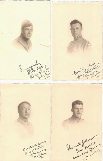 WWI Photo Grouping 3rd Corps Officers