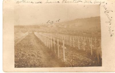 WWI Picture Postcard American Cemetery 