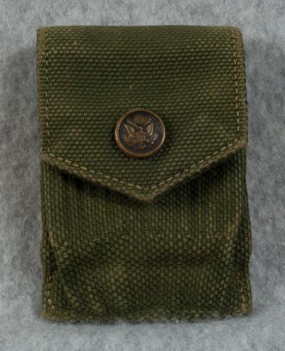 WWI M1910 Garrison Belt Cartridge Pouch Eagle Snap