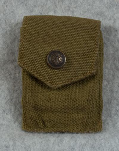 WWI M1910 Garrison Belt Cartridge Pouch Eagle Snap