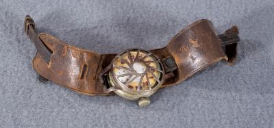 WWI Trench Wristwatch & Shrapnel Guard