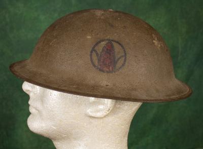 WWI Helmet 89th Division Artillery HQ