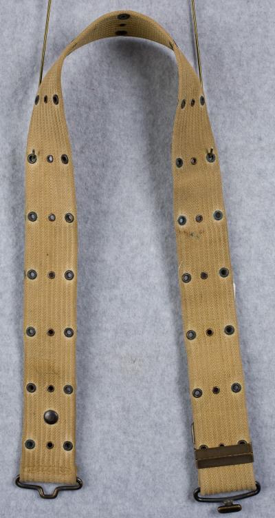 WWI Web Pistol Belt Khaki