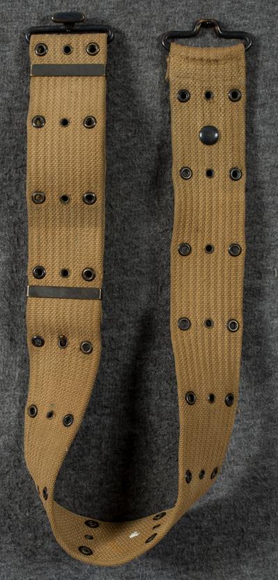 WWI Web Pistol Belt Khaki 