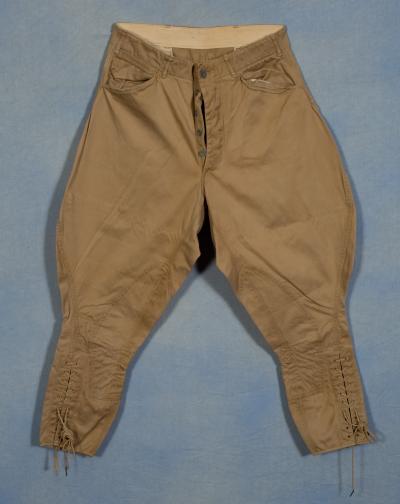 WWI US Army Khaki Cotton Trousers Pants 