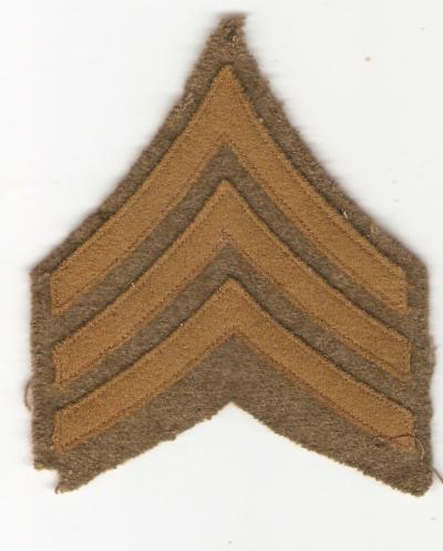 WWI Sergeants Rank Patch