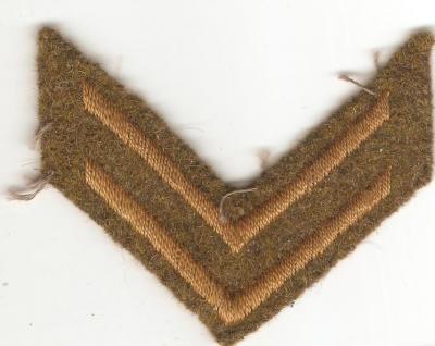 WWI Wound Overseas Chevron Two