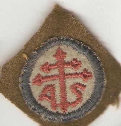 WWI Advance Section Service Supply Patch