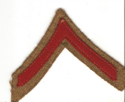 WWI Discharge Service Stripe Patch