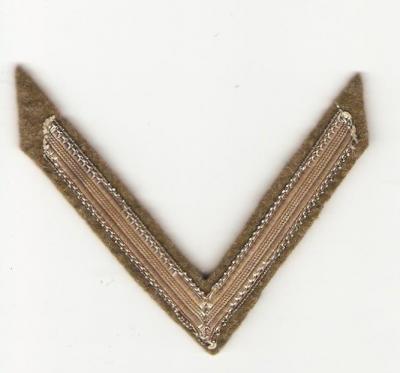 WWI Overseas Wound Chevron Patch