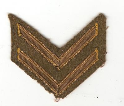 WWI Overseas Service Stripe Patch