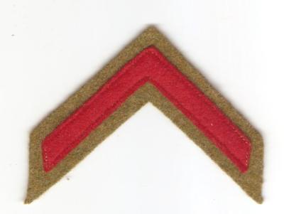 WWI Discharge Service Stripe Patch