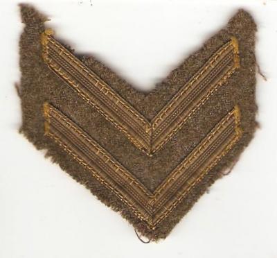 WWI Overseas Service Stripe Patch