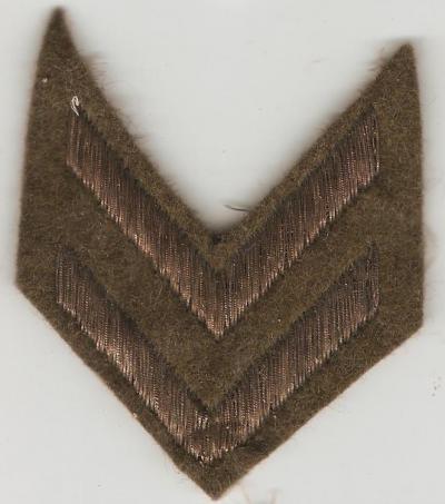 WWI Overseas Stripes Chevron Two