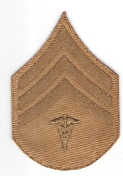 WWI Hospital Corp Medical Rank Chevron Sergeant