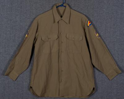 WWII Army Wool Field Shirt Large