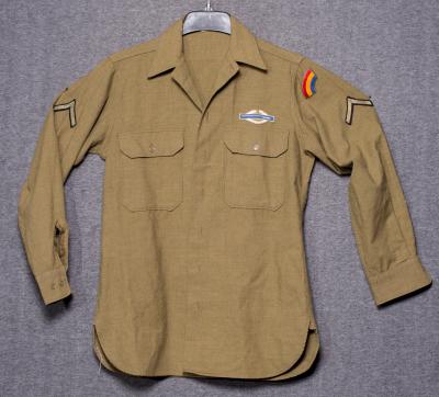 WWII Army Wool Field Shirt Large