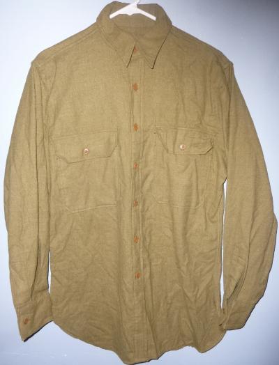 WWII US Army Enlisted Wool Field Shirt