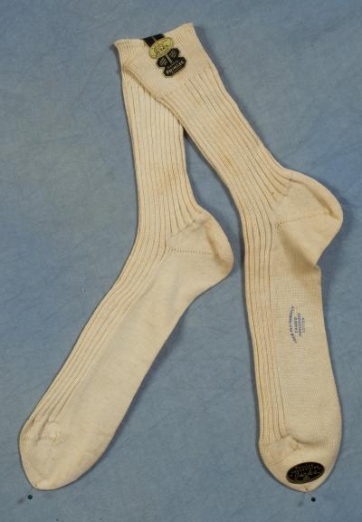 WWII era Socks White Unused