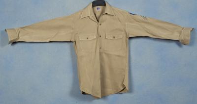 WWII era Khaki Uniform Shirt 