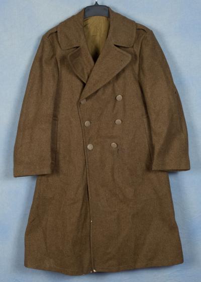 WWII Wool Enlisted Trench Coat 40s Unissued