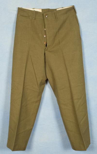 WWII US Army Trousers Pants 32x29