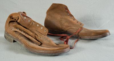 WWII US Army Low Quarter Combat Boots 15 1/2B