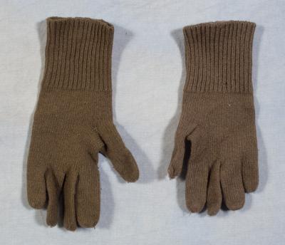 WWII Wool Gloves Inserts Mittens 