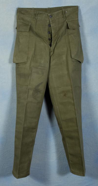 WWII US Army HBT Field Trousers Pants