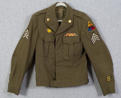 WWII era Ike Jacket 710th Tank Battalion