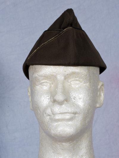 WWII Greens Officer Garrison Cap