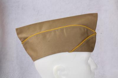 WWII Khaki Cavalry Garrison Cap 7