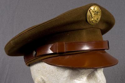 WWII AAF Enlisted Crusher Visor Cap Hat