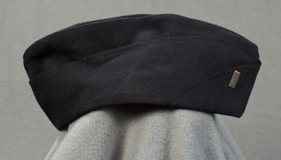 WWII era USN Navy Blue Overseas Officer Cap