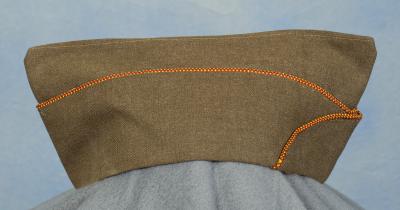 WWII OD Wool Transportation Garrison Cap