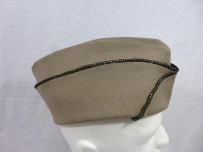 WWII Pinks Officer Garrison Cap