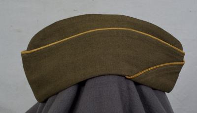 WWII Wool Quartermaster QM Garrison Cap 